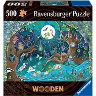 Ravensburger Puzzle 175161 Drevené Puzzle Čarovný Les 500 Dielikov - Puzzle