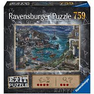 Ravensburger Puzzle 173655 Exit Puzzle: Világítótorony a kikötőnél 759 darab - Puzzle