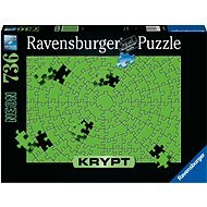 Ravensburger Puzzle 173648 Krypt Puzzle: Neonová Zelená 736 Dílků  - Jigsaw