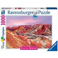 Ravensburger Puzzle 173143 Lélegzetelállító hegyek: Szivárvány-hegy, Kína 1000 darab - Puzzle