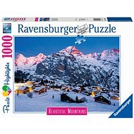 Ravensburger Puzzle 173167 Atemberaubende Berge: das Berner Oberland, Murren in der Schweiz 1000 Teile - Puzzle