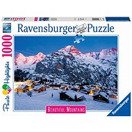 Ravensburger Puzzle 173167 Dechberoucí Hory: Bernská Vysočina, Murren Ve Švýcarsku 1000 Dílků  - Jigsaw Puzzle