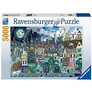 Ravensburger Puzzle 173990 Fantasy, Viktoriánská Ulice 5000 Dílků  - Jigsaw