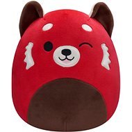 Squishmallows Žmurkajúca panda červená – Cici - Plyšová hračka