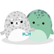 Squishmallows 2v1 Tuleň Odile a želva Cole - Soft Toy