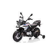 Beneo Elektrická Motorka BMW F850 GS 12V, bílá - Kids' Electric Motorbike