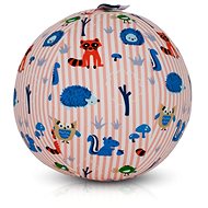 BubaBloon Ball stripes pink - Inflatable Ball
