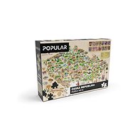 Popular Puzzle - Map of the Czech Republic, 160 pcs - Jigsaw Puzzle