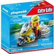 Playmobil 71205 Záchranný motocykl s blikajícím světlem - Building Set