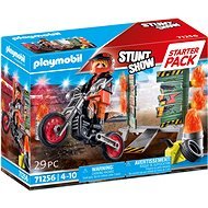 Playmobil 71256 Starter Pack Kaskadérská motorka a ohnivá zeď - Building Set