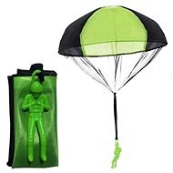 Ejtőernyős ejtőernyővel - zöld - Figura