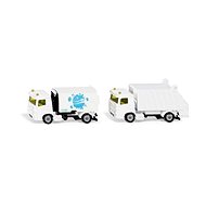 Siku Blister - sweeper and garbage truck, municipal set - Metal Model