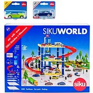 Siku World - Parkhaus mit 2 Autos - Spielzeug-Garage