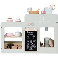Little Dutch Children's Appliances Large Wooden Coffee Maker with Accessories - Toy Appliance