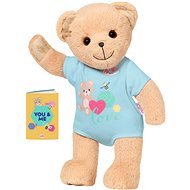 Medvedík BABY born, modré oblečenie - Plyšová hračka