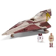 Star Wars - Medium Vehicle - Delta 7B Jedi Starfighter - Obi-Wan - Figure