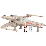 Star Wars - Medium Vehicle - X-Wing - Luke Skywalker Red 5 - Figures