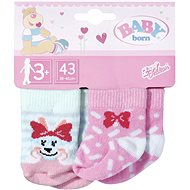 BABY born Ponožky (2 páry) - růžovo-zelené, 43 cm - Toy Doll Dress