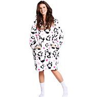 Cozy Noxxiez Panda – hrejivá televízna mikinová deka pre teenagerov a dospelých - Televízna deka