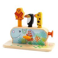 DJECO Dřevěná hračka vyskakovací zvířátka Pop - Pounding Toy