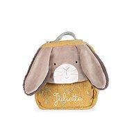 MOULIN ROTY Plyšový batoh zajíček Ochre - Children's Backpack