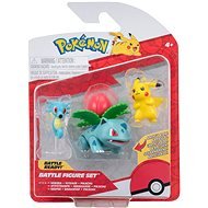 Pokémon 3db - Pikachu, Horsea, Ivysaur - Figura