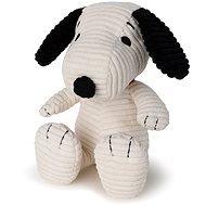 Snoopy Sitting Corduroy Cream 19 cm - Plyšová hračka