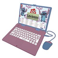 Stitch Bilingual Educational Notebook - 124 Activities (CZ/EN) - Children's Laptop