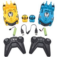 Crosslander® Bumper - Set of 2 Bumper cars with 2 removable figures with light and sound e - Toy Car