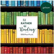 GALISON Puzzle Art - I'd Rather Be Reading 1000 pieces - Jigsaw Puzzle