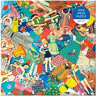 GALISON Puzzle Art - Paper Dolls 1000 pieces - Jigsaw Puzzle