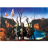 BLUEBIRD Puzzle Animals - Swans reflecting in the water like elephants 1000 pieces - Jigsaw Puzzle