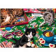 BLUEBIRD Puzzle Cats - Cat Jigsaw 1000 pieces - Jigsaw Puzzle