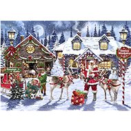 BLUEBIRD Puzzle Santa - Santa's Workshop 1000 pieces - Jigsaw Puzzle