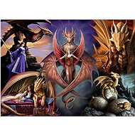 BLUEBIRD Puzzle Fantasy - Dragon Community 1000 pieces - Jigsaw Puzzle