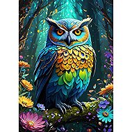 ALIPSON Puzzle Blue Owl 500 pieces - Jigsaw Puzzle
