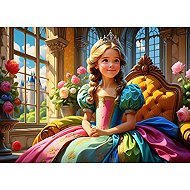 ALIPSON Puzzle Princess on the throne 500 pieces - Jigsaw Puzzle