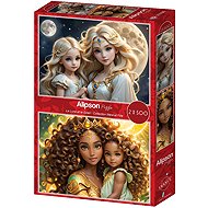 ALIPSON Puzzle Mere et Fille: La Lune et le Soleil 2 × 500 pieces - Jigsaw Puzzle