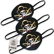 Liontouch Eye patch set - Captain Cross - 3pcs - Costume Accessory