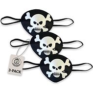 Liontouch Eye patch set - Red Stripe - 3pcs - Costume Accessory
