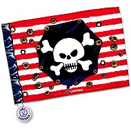 Liontouch Flag - Red Stripe - 70 x 100 cm - Costume Accessory