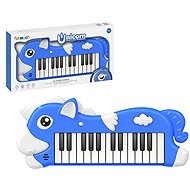 Unicorn electronic keyboard - blue - Children's Electronic Keyboard