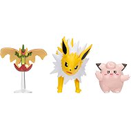 Pokémon figures - Clefairy, Flapple, Jolteon - Figure