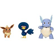 Pokémon figures - Eevee, Murkrow, Wartortle - Figure