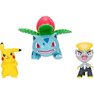 Pokémon figures - Pikachu, Jangmo-o, Ivysaur - Figure
