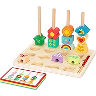 Wooden set with beads for stringing - Motor Skill Toy