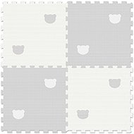 Children's foam puzzle - Bear, grey + white - Foam Puzzle