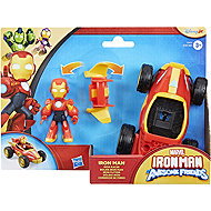 Marvel Iron Man and His Awesome Friends Iron Man Vehicle and Figure - Figure and Accessory Set