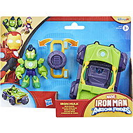 Marvel Iron Man and His Awesome Friends Iron Hulk Vehicle and Figure - Figure and Accessory Set