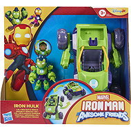 Marvel Iron Man and His Awesome Friends Iron Hulk Mech-Vehicle 2in1 and Figure - Figure and Accessory Set